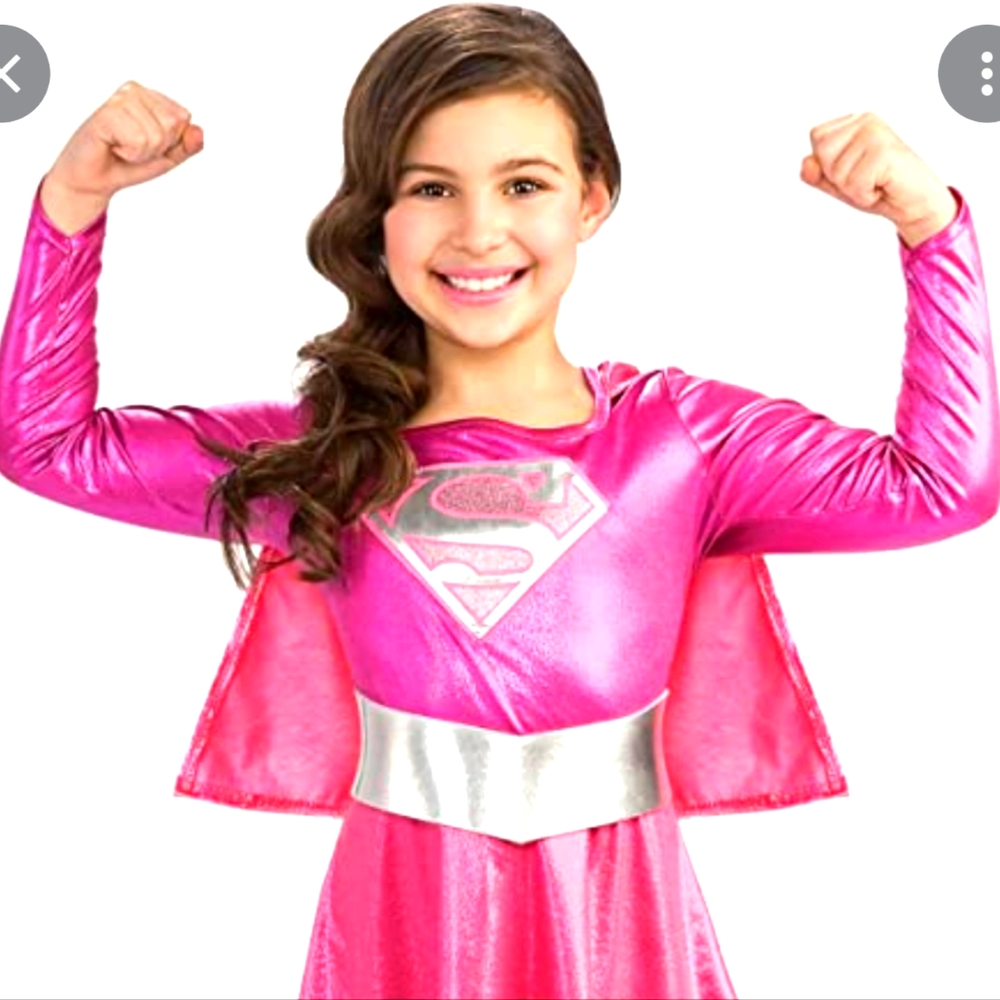 Super girl costume Pink
